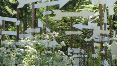 NOTICE: A Flock of Signs, 2013. Commissioned by the Indianapolis Museum of Art © Kim Beck. Courtesy of the Indianapolis Museum of Art.