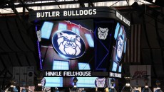 The new video scoreboard. Photo by Amy Street