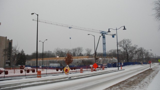 Growing pains: Parking garage opens this August