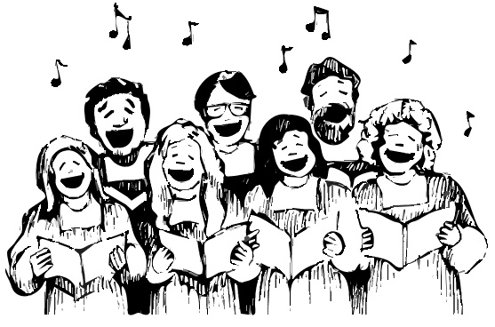 o bone jesu choir clipart