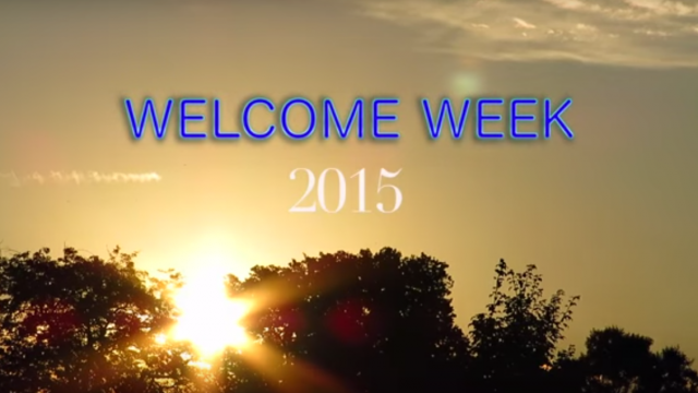 VIDEO: Welcome Week 2015