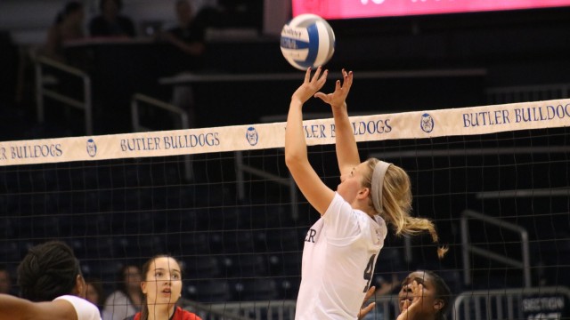 Volleyball wins in four sets at St. John’s