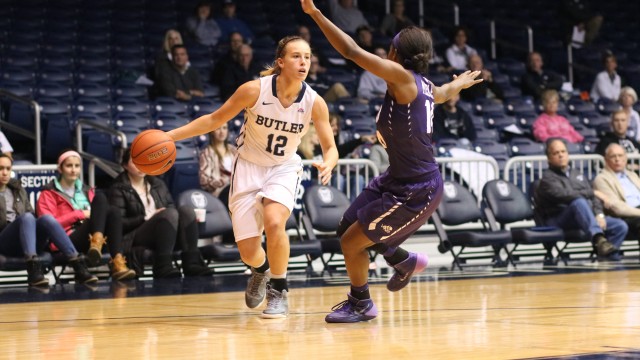 Butler sophomore Sydney Buck had 10 points, including two three-pointers in her team's 65-53 win over TCU on Tuesday. 