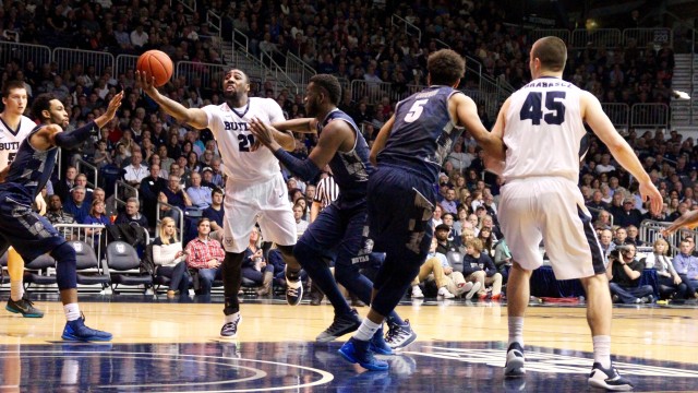 Butler men’s basketball defeats Georgetown, dedicates win to Kampen family