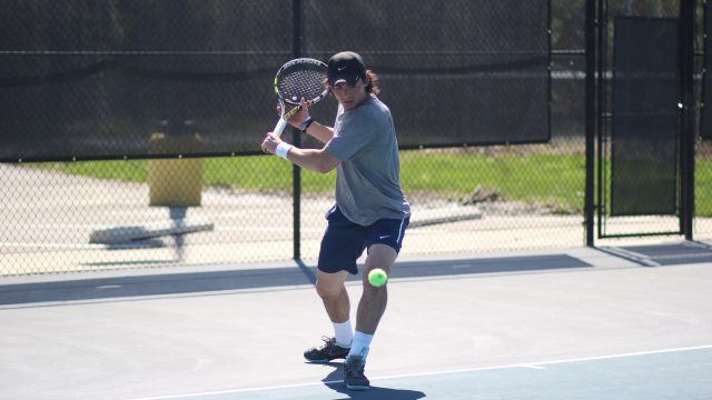 Men’s tennis ends regular season with a loss