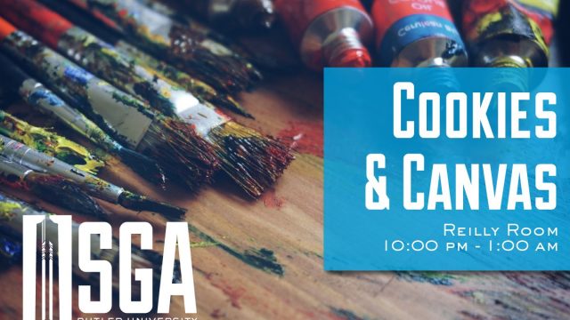 Cookies and Canvas to cap off the first full week of school