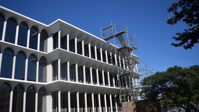 Irwin under construction