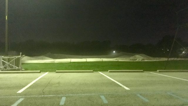 Tennis Bubble deflates after storm, affects teams and classes on campus