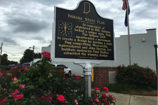 Hometown of state flag celebrates Indiana’s Bicentennial
