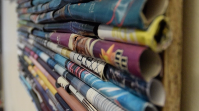 Get trashed: Butler business students turn throw away items into art