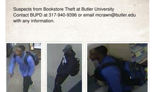 Thieves take thousands of dollars of books from the Butler Bookstore