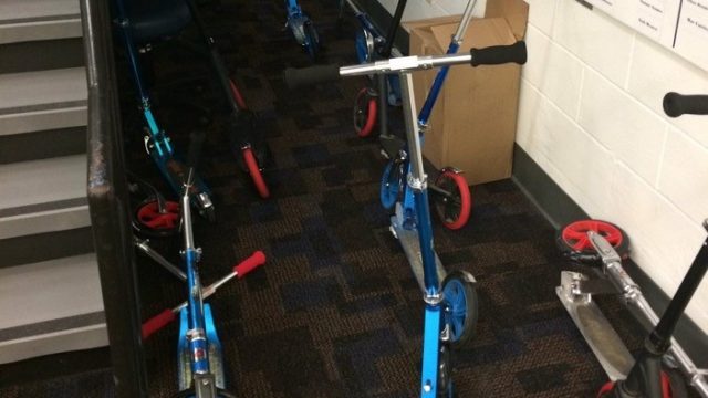 Butler athletes find creative ways to maneuver around campus