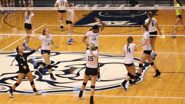 Volleyball fall in five to Xavier for second time this season