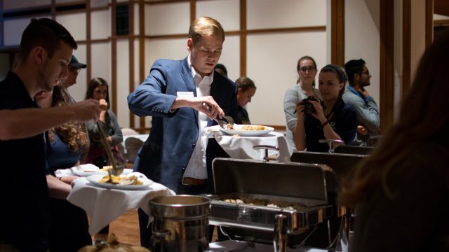 Students learn about hunger at Oxfam Banquet