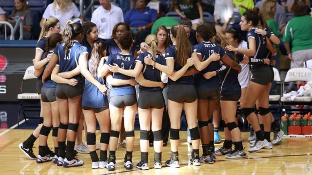 Butler volleyball sweeps Wildcats in Philadelphia