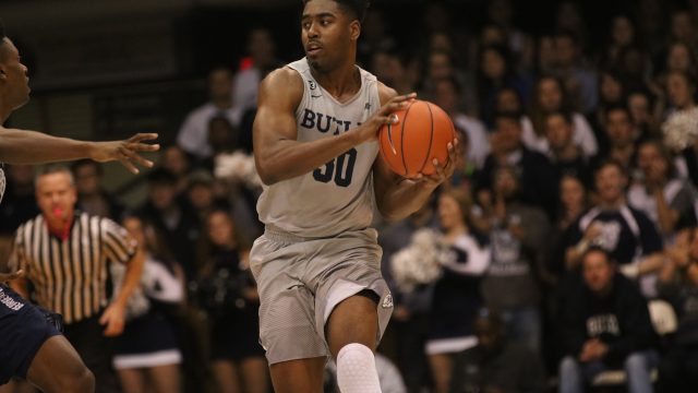 No. 11 Butler upset by Georgetown in Hinkle to snap home winning streak