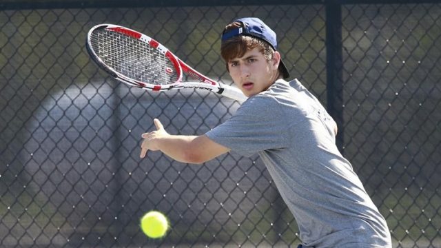Butler men’s tennis swings past DePauw 7-2