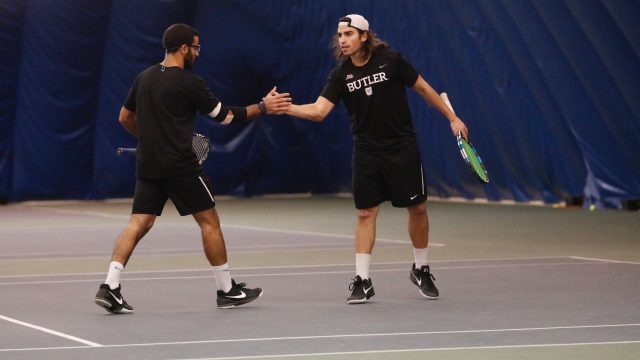 Butler men’s tennis ends winning streak, splits conference weekend