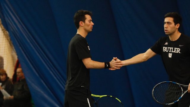 Butler men’s tennis falls on senior day to Iowa