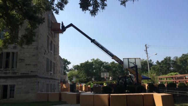 Butler hires professional movers for residence hall move-ins