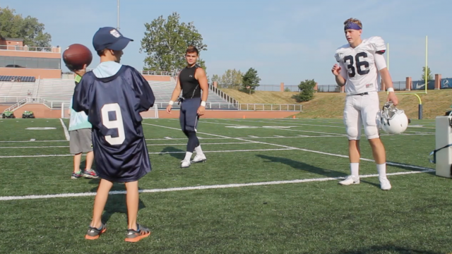 Butler football signs eight-year-old with kidney disease