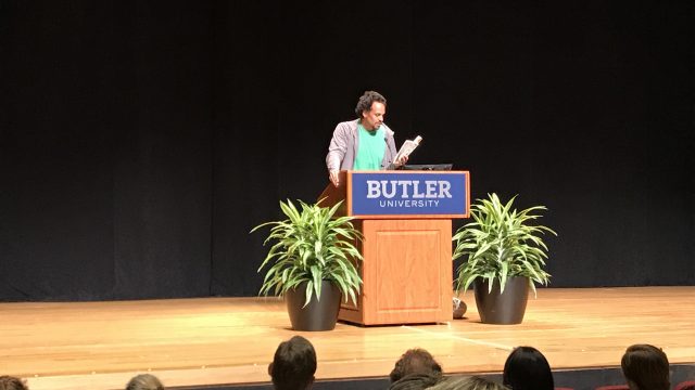 Visiting writer Ross Gay was a delight