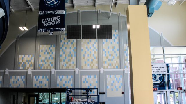 HRC’s new mural of Hinkle Fieldhouse to be completed this weekend