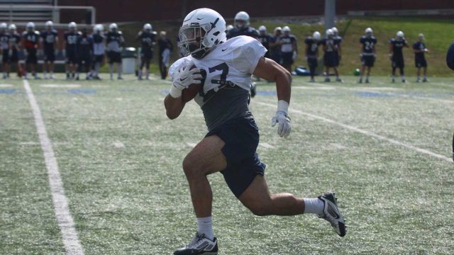 Butler football running back Duvante Lane balances school and work with a level head