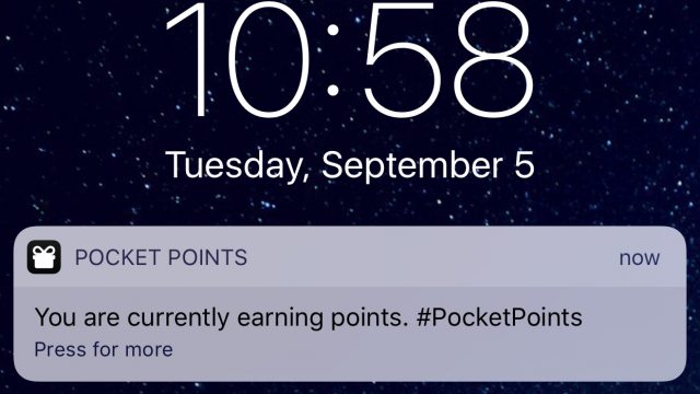 Pocket Points, app that incentivizes students to stay off their phones at Butler