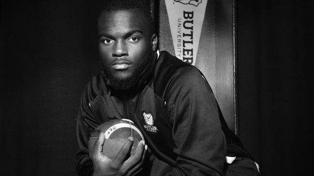 Butler football’s Xavier Colvin finds strength around him