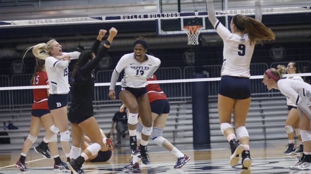 Butler volleyball weathers Red Storm