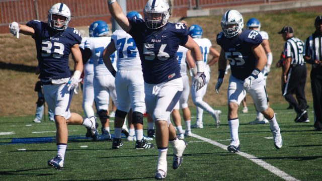 Butler football dominates Morehead State 44-6