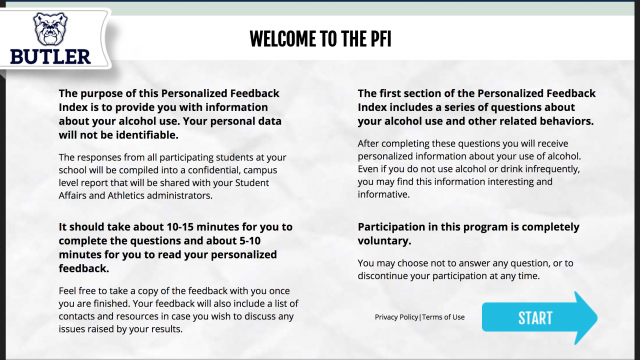 360 Proof online alcohol program introduced during Butler Homecoming