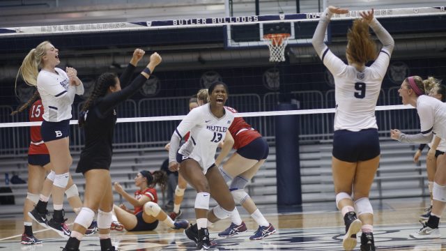 Butler volleyball keeps six-game win streak alive