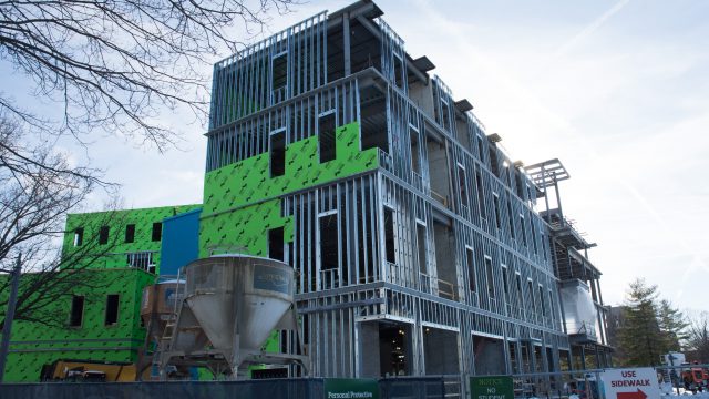 Campus prepares for new Andre B. Lacy business building