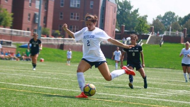 Butler women’s soccer tops Notre Dame