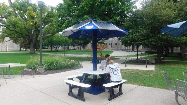 SGA debuts new solar tables at Starbucks