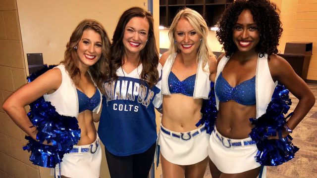 Former Butler dance team members transition to Colts cheer team