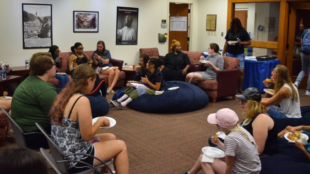 Butler community gathers for the first First Friday at Four meeting