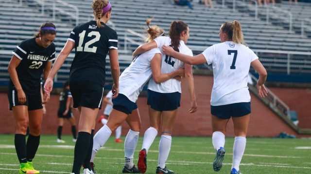 Butler women’s soccer uses scoring barrage to defeat Evansville