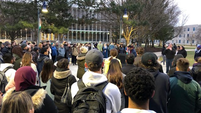 Groups holds vigil on Butler’s campus to honor victims of New Zealand shooting