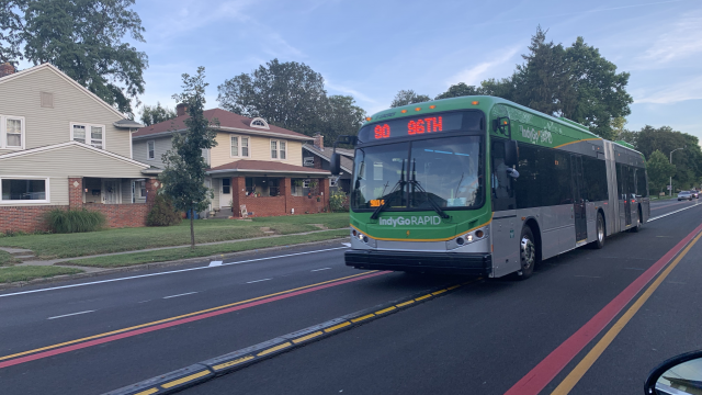 IndyGo Red Line bus route near campus opens labor day weekend