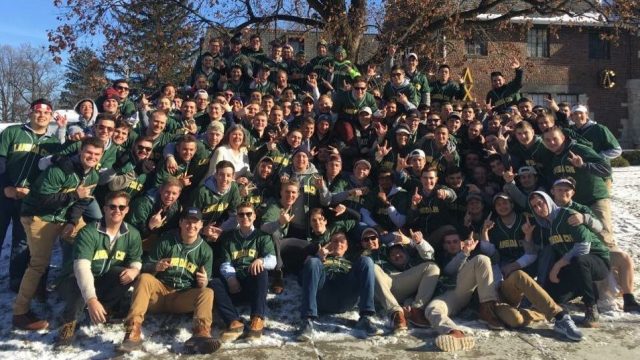 Lambda Chi Alpha returns to Butler University; seniors who rushed the fraternity their first year will not