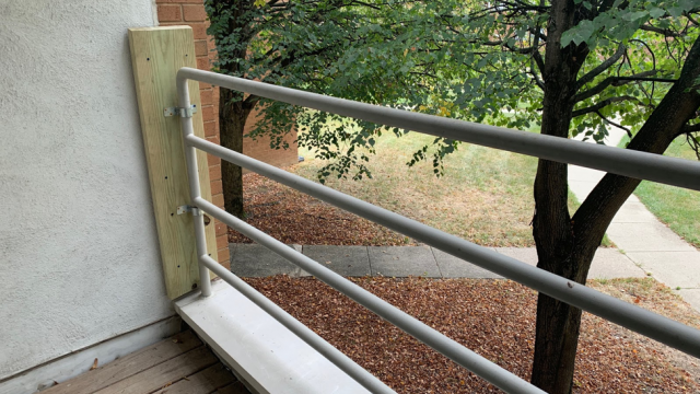 South Campus apartments’ balcony railings repaired