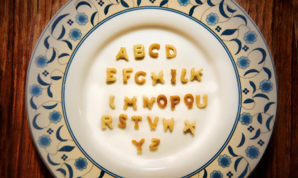 Consider this… we change the order of the alphabet