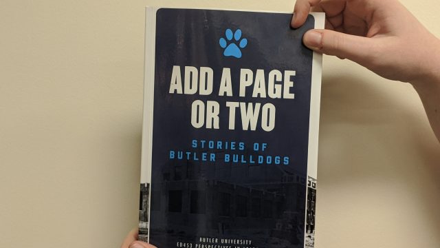 Stratton: Adding a page or two to my Butler experience