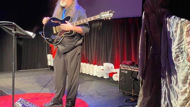 Butler University professor Frank Felice presents at TEDxHieronymus Park