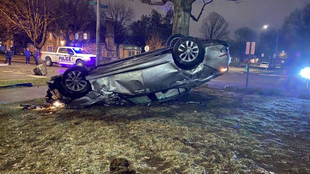 Car accident on Sunset Avenue was followed by help of Butler students