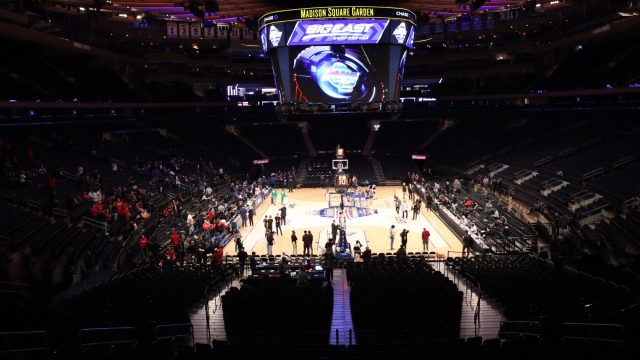 Chaos of Big East Men’s Basketball Tournament from perspective of students