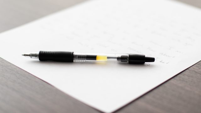 Pen and paper are calling